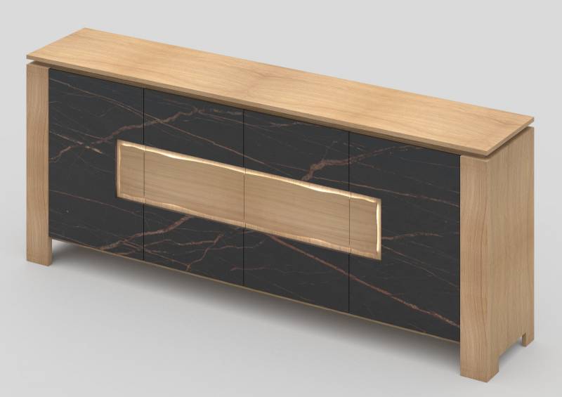 Buffet en Bois et Céramique – Modèle Titon chez Home Sofa Center à Plan de Campagne